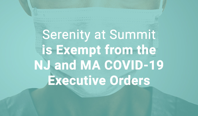 Serenity at Summit exempt from COVID-19 executive order
