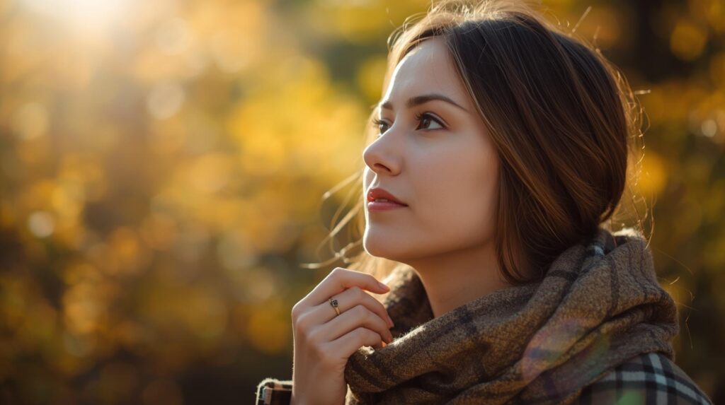 Woman in recovery enjoying the outdoors.